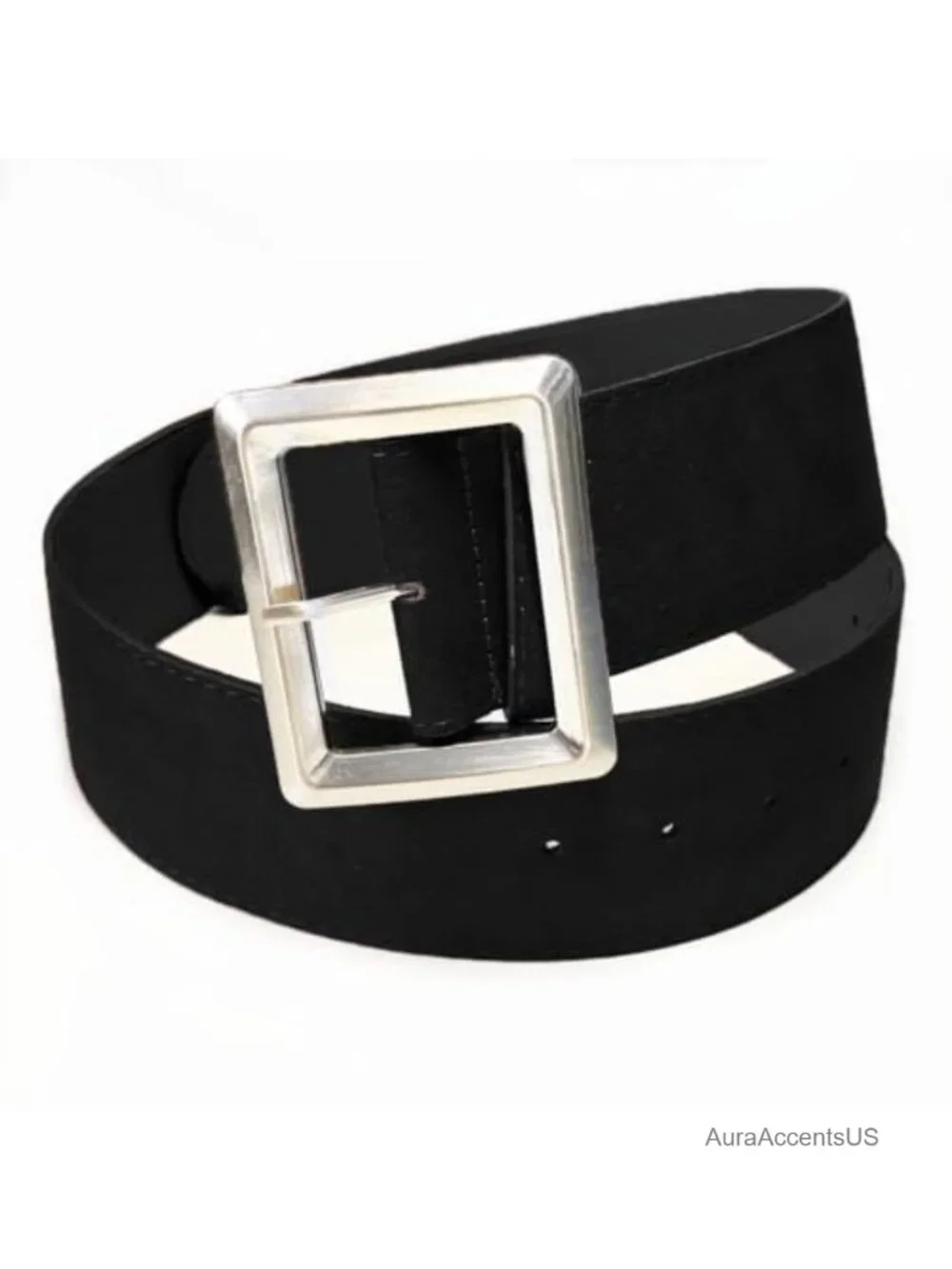Wide Suede Belt Chunky Thick Waist Belt Ladies Fashion Belt